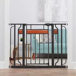 Regalo Extra Wide Home Accents Metal Walk Through Baby Gate