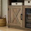 NAYSAYE Indoor Fireplace Freestanding Farmhouse Style with Realistic Flame and Warm Ambience for Living Room, Gray, 57.87"*15.75"*30.31" - 4 of 4