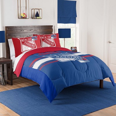 Nhl New York Rangers Comforter & Pillow Sham Set : Target