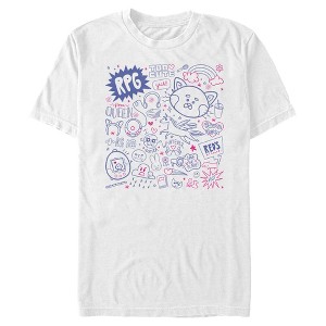 Men's Turning Red Doodle Collage T-Shirt - 1 of 4