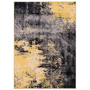 World Rug Gallery Contemporary Abstract Splash Area Rug - 1 of 4