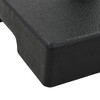 VidaXL Parasol Base Square Polyresin 17.6 lb Black - 4 of 4