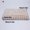 Artloge Plush Pet Bed Washable Dog Mat Crate Bed Anti-Slip Kennel Mattress Deluxe Sleeping Mat for Puppy & Large Dogs with Removable Cover - 2 of 4