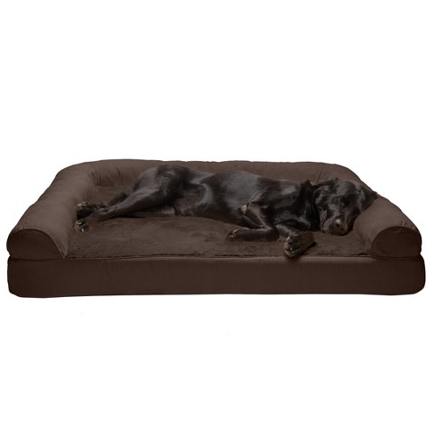 Furhaven Plush & Suede Full Support Sofa Dog Bed : Target