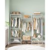 SONGMICS Portable Wardrobe Closet Heavy Duty Clothes Rack, Freestanding Closet Organizer, Metal Garment Rack - 3 of 4