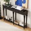 Bella Depot Retro 59.8" Console Table with 3 Drawers and Open Shelf - 2 of 4