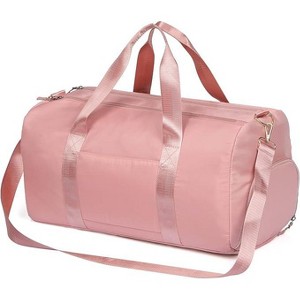 Hachikiko Gym Duffle Bag with Wet Pocket & Shoe Compartment,Lightweight 20" Sports Travel Weekender Bag,Water Resistant - 1 of 4