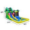 JumpOrange 8' Caterpillar Water Slide Bounce House Inflatable with Splash Pool, Basketball Hoop, and Air Blower Included. - 3 of 4