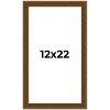 PosterPalooza | Flat Gold Picture Frame - UV Acrylic, Foam Board Backing, Hanging Hardware - 2 of 4