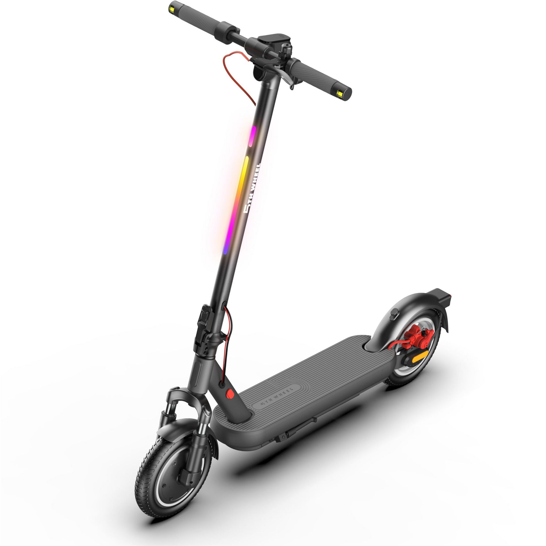 5TH WHEEL V40PRO Electric Scooter - 800W Peak, 20 mph, 25 Mile Range, 265 lbs Capacity, 10" Solid Tires, with Turn Signals