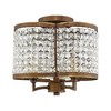 Livex Lighting Grammercy 3 - Light Semi-Flush Mount in  Hand Painted Palacial Bronze - 4 of 4