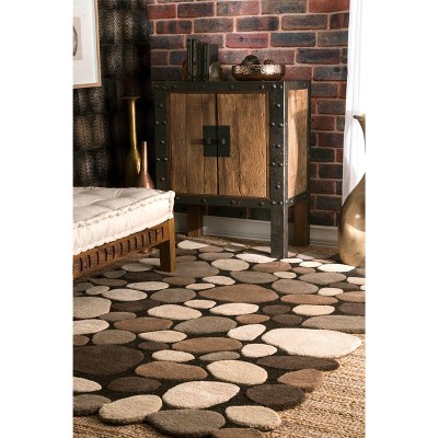 Nuloom Hand Tufted Pebbles Contemporary Indoor Area Rug
