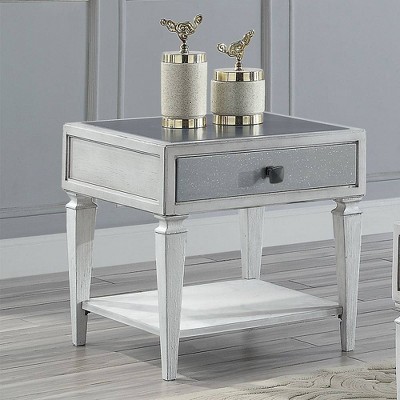 Katia 24 Accent Tables Rustic Gray And Weathered White Acme   GUEST 55f767b6 4970 4440 B027 6a5e52db0741