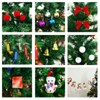 Maggift Artificial Plant 5ft Artificial Christmas Tree Including 109 Pendant Tree Skirts and Guardrails, Pink, 25.98"*2.98"*59.06" - 4 of 4