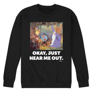 Men's - Disney - The Sword And The Stone Graphic Fleece Sweatshirt - 1 of 4