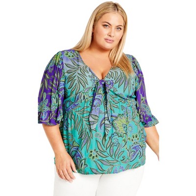 Avenue Women's Plus Size Mojito Top