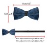 INSPIRE CHIC Men's Velvet Adjustable Pre-Tied Bow Tie - 3 of 4