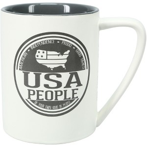 Pavilion Gift Company - USA People - 18 oz Mug - Drinkware - 1 of 4