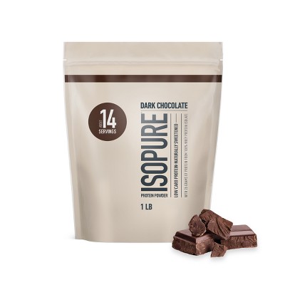 Isopure Low Carb Natural Dark Chocolate Protein Powder - 1lb