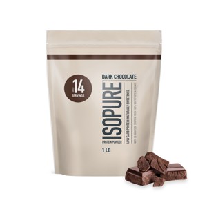 Isopure Low Carb Natural Dark Chocolate Protein Powder - 1lb - 1 of 4