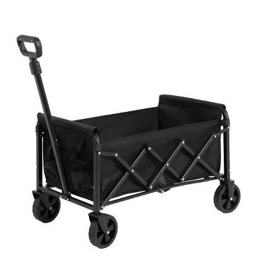 CAVINAS Lightweight Portable Wagon Cart,All-Terrain Shopping Cart with Wheels,Wagon for Camping,Shopping