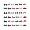 Willow & Ruby Baby Glitter Hair Bows 36-Pack Ribbon Hair Clips for Newborns & Infants (0-12 Months)- Assorted Colors, Non-Slip Alligator Clips, 36pcs - 3 of 4