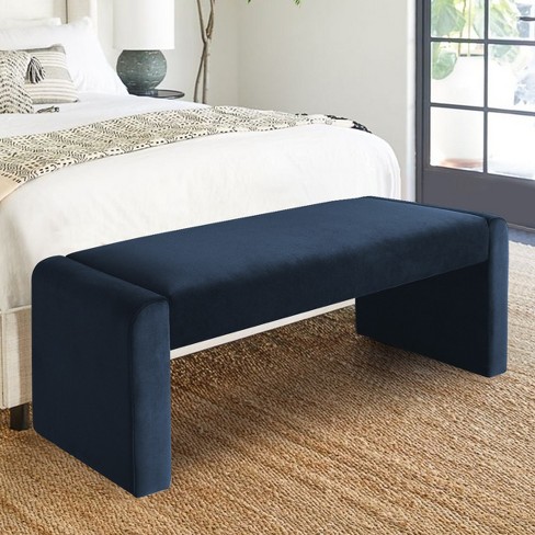 Navy bed bench new arrivals