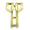 Slickblue Women’s Gold Abstract Cuff Ring, Open Sculpted Stainless Steel Band, Minimalist Style, Sizes 5-10 - 4 of 4