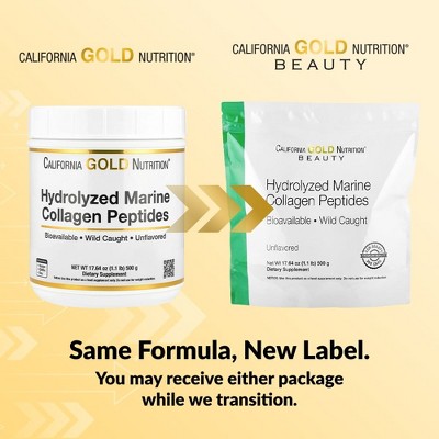 Collagen Peptides Powder with Hyaluronic Acid, Support for Healthy Hair, Skin, Nails, Joints and Bones, Non-GMO, Gluten and Dairy Free, Unflavored,