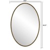 Lyngins Bathroom Mirrors,Wall Mirrors,Shatterproof Mirrors,Old Fashioned Iron Frame Vanity Mirrors for Bathroom,Bedroom - 3 of 4