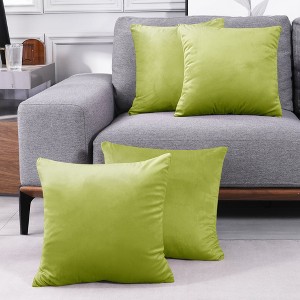 Deconovo Holland Velvet Cushion Covers Decorative Pillow Cases Set of 4 - 1 of 4