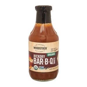 Woodstock - Organic - BBQ Sauce - Hickory - Case of 12 - 18 oz - 1 of 1