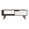 Wood Lift Top Coffee Table with Casters and One Open Shelf for Living Room or Small Spaces - 2 of 4