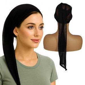Labhairs Hairweave Sleeve for Locs, Lightweight & Breathable Drawstring Cap for Braids, Dreadlocks, Wig Styling & Protective Hair Care - 1 of 4
