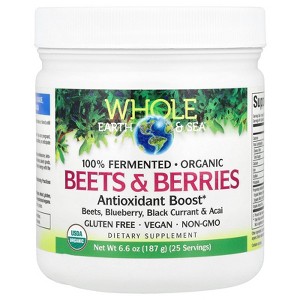Natural Factors Whole Earth & Sea®, Beets & Berries , 6.6 oz (187 g) - 1 of 2