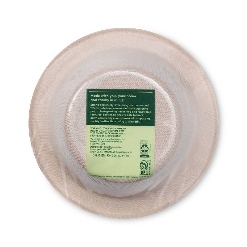 Disposable Bowls - 20ct/12oz - Everspring&#8482;, 2 of 6