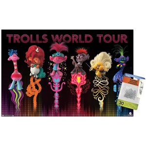 Trends International DreamWorks Trolls 2 - Group Unframed Wall Poster Prints - 1 of 4