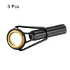 Unique Bargains Stainless Steel Ring Guide Fishing Rod Tip Repair Kits 3 Pcs - 3 of 4