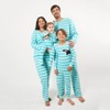 Leveret Matching Family Pajamas Orca Stripes - 4 of 4
