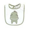 Hudson Baby Infant Boy Cotton Bibs, Modern Dino, One Size - 3 of 4