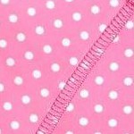 pink w/ white polka dots