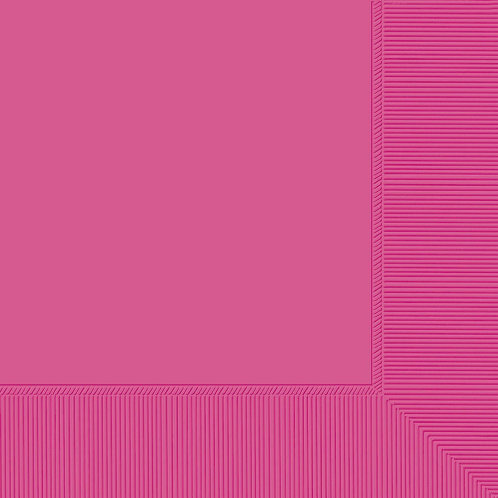 Bright Pink Beverage Napkin Pack of 40