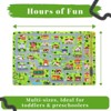 Kids Playmat City Life Carpet, Educational Street Rug for Kids Play with Cars and Toys, Thick Soft Area Rug City Traffic Play Mat for Bedroom - 3 of 4