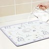 REGALWOVEN Diatomaceous Stone Dish Drying Mat, Floral Quick Dry Dish Drying Mats for Kitchen Counter, Dishes, Cups, and Utensils - 3 of 4