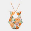 Women's Tummy Control Long Torso Floral One Piece Swimsuits - Cupshe - 2 of 4