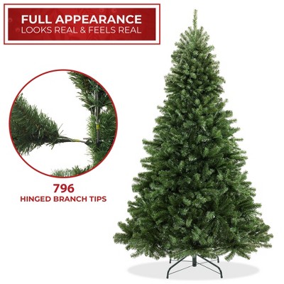 6' Green Spruce Artificial Christmas Tree with Metal Stand