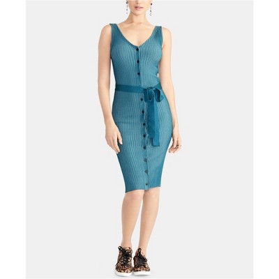 Rachel Roy Womens Bodycon Sweater Dress