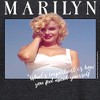 Women's - Marilyn Monroe - What's Important Is How You Feel About Yourself Lightweight French Terry Wide Neck Long Sleeve Shirt - 2 of 4
