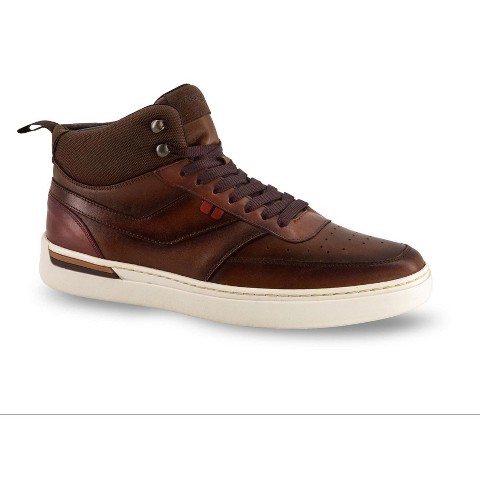 Andrea Men's Sneakers Leather 90526-3804421 Dark Brown 10