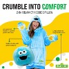 Plushible Sesame Street Cookie Monster Adult Snugible Blanket Hoodie & Pillow - image 2 of 4